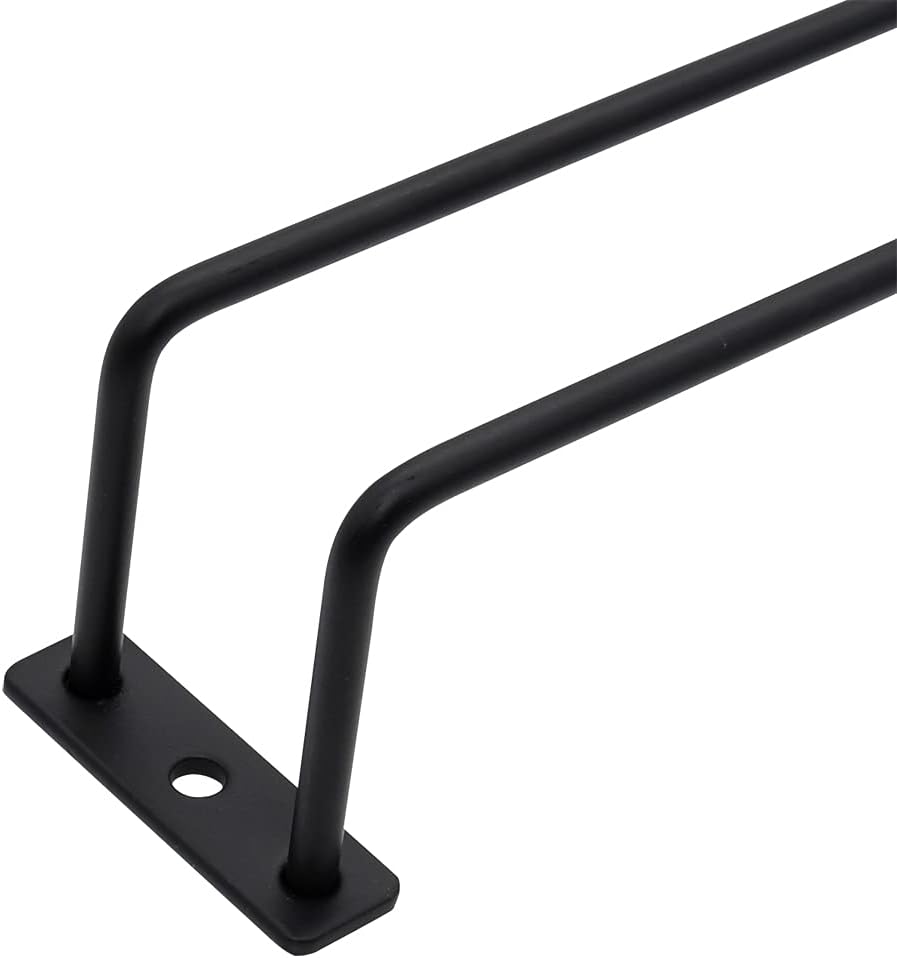 8.8-Inch Wine Glass Rack - Under Cabinet Stemware Wine Glass Holder Glasses Storage Hanger Metal