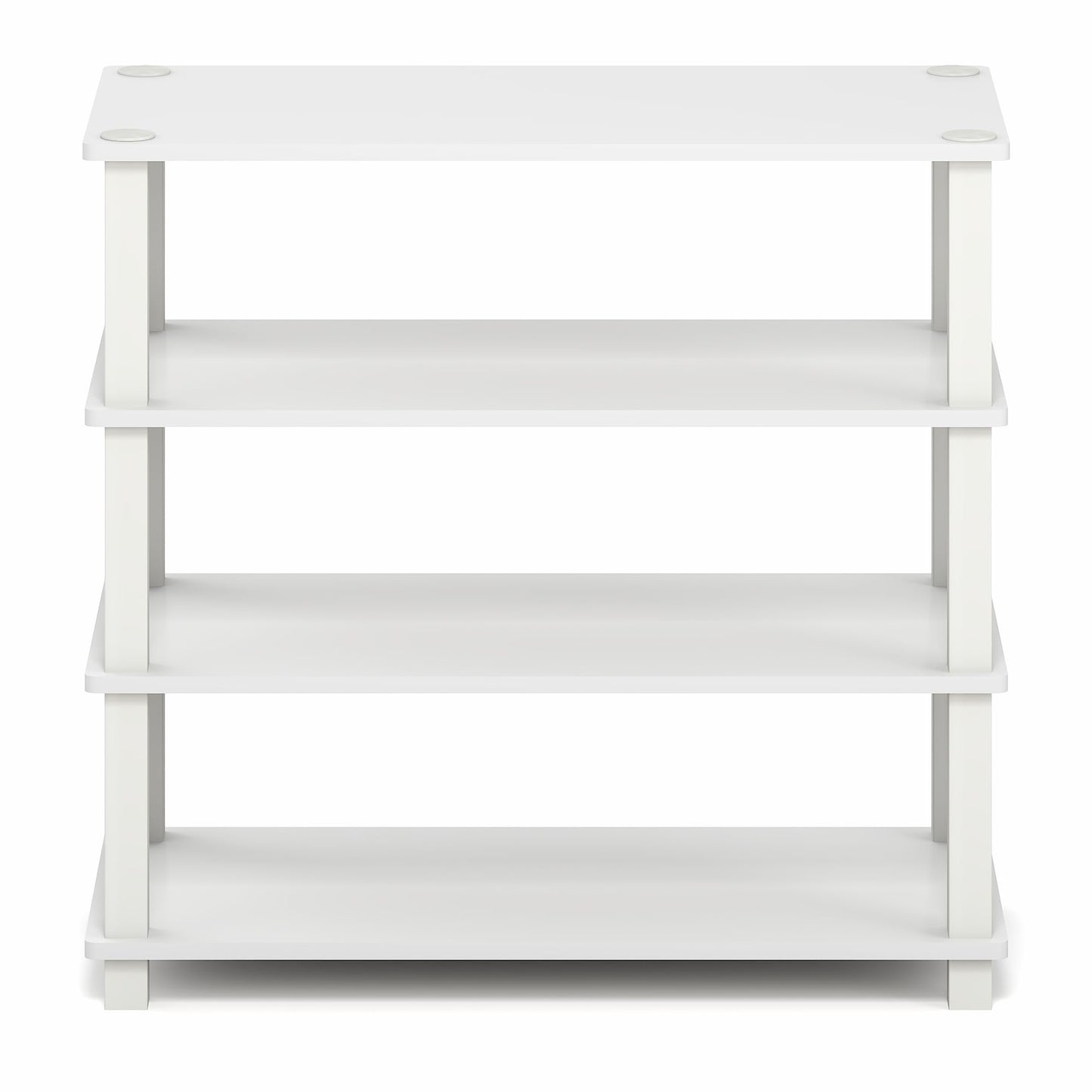 Furinno Turn-S-Tube Shoe Rack, 4-Tier Shoe Organizer, Shoe Storage, 11.6 x 23.6 x 22.3, for Closet