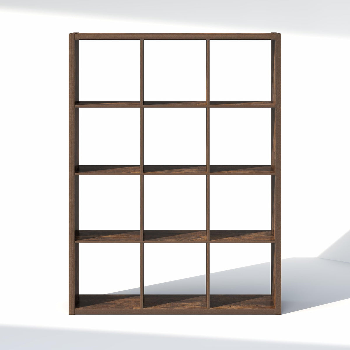 Furinno Cubic Extra Thick 12-Cube Closet Organizers and Storage, Amber Pine