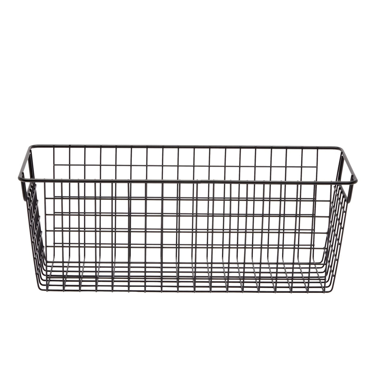 Farmlyn Creek Metal Wire Narrow Baskets - Rust-Resistant Pantry Organizer Storage - Sturdy Handles