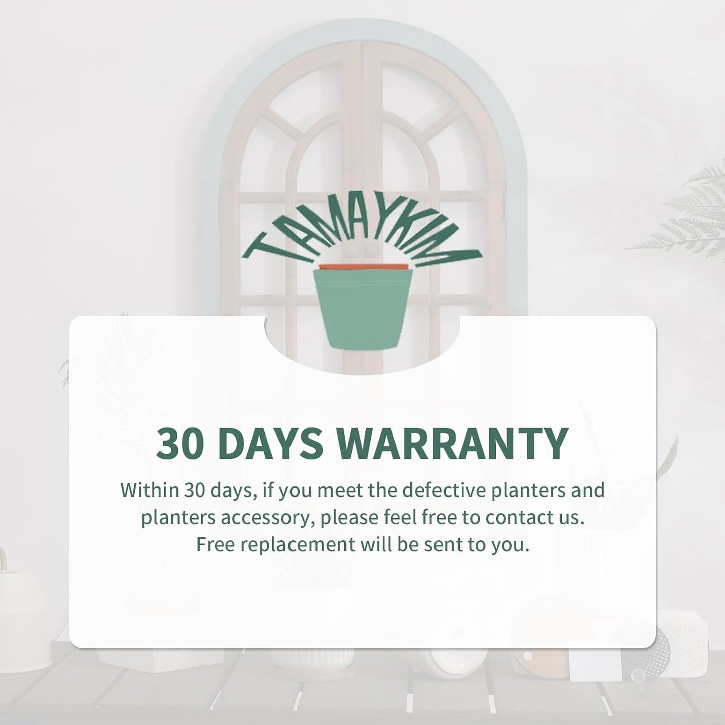 TAMAYKIM 4 Inch Ceramic Plant Pots with Drainage Holes, Modern Flower Planter with Saucer for