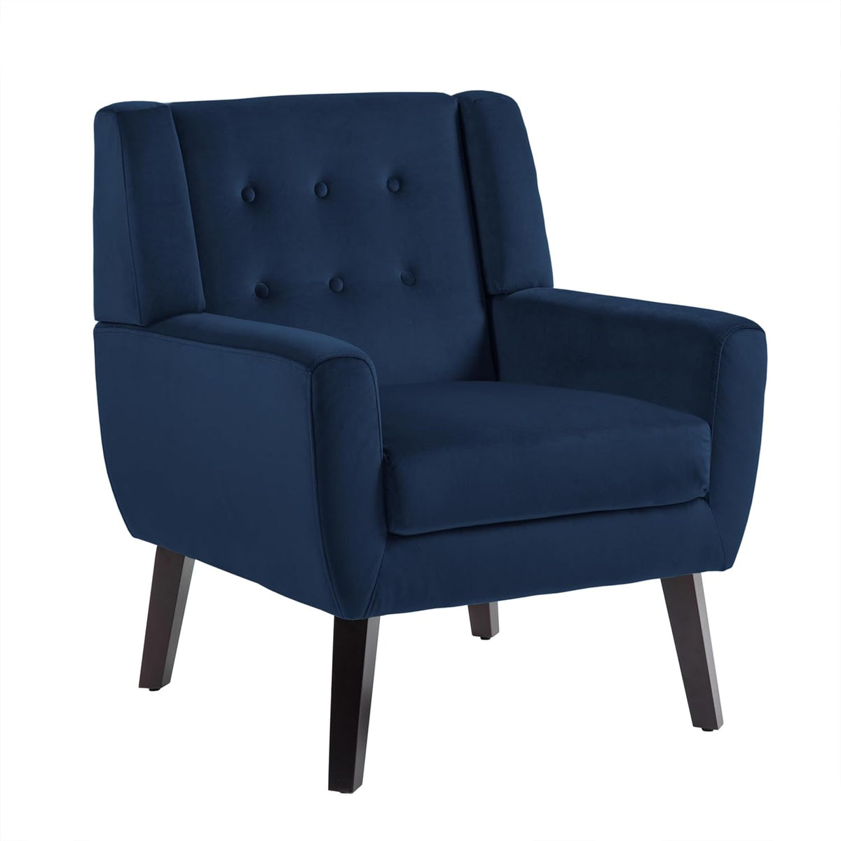 UIXE Velvet Accent Chairs Set of 2, Modern Arm Chair Mid-Century Living Room Armchair, Comfy