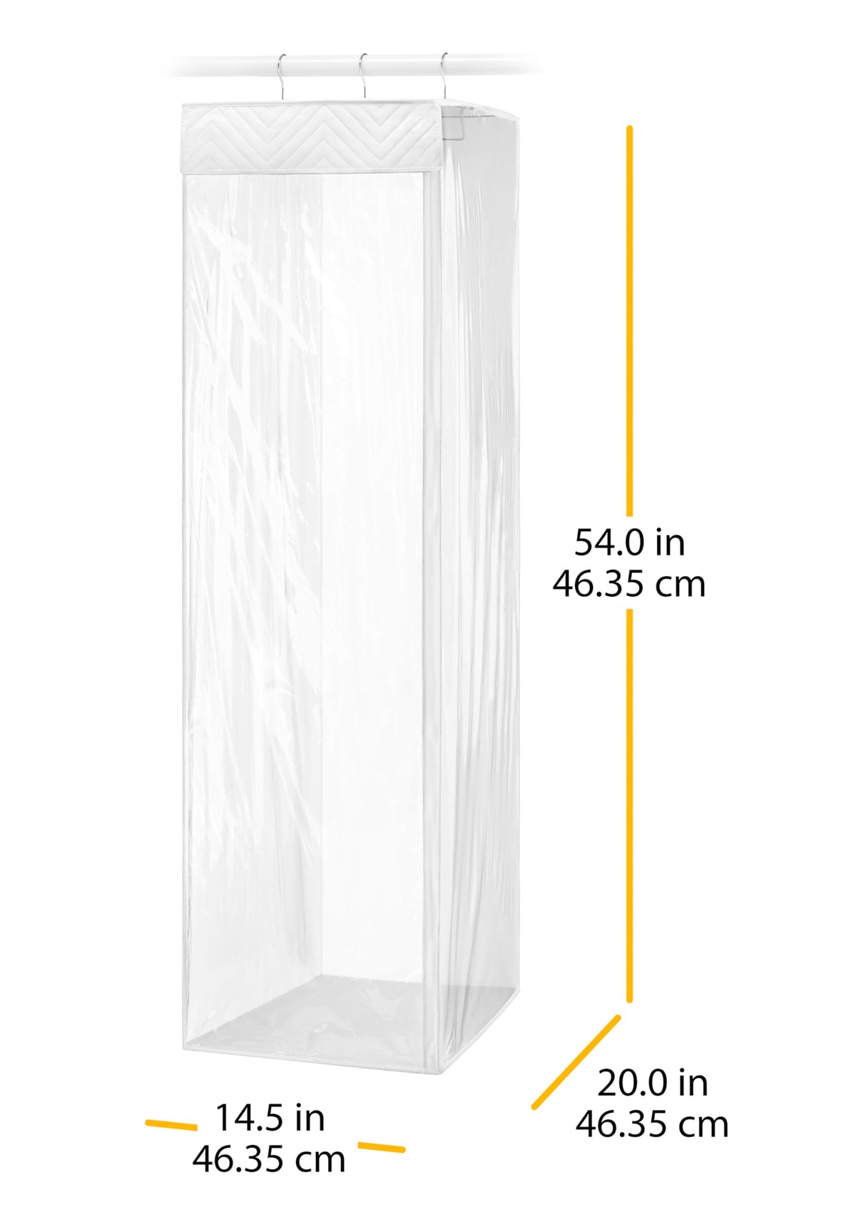 Whitmor Hanging Garment Bag - Closet Organizer