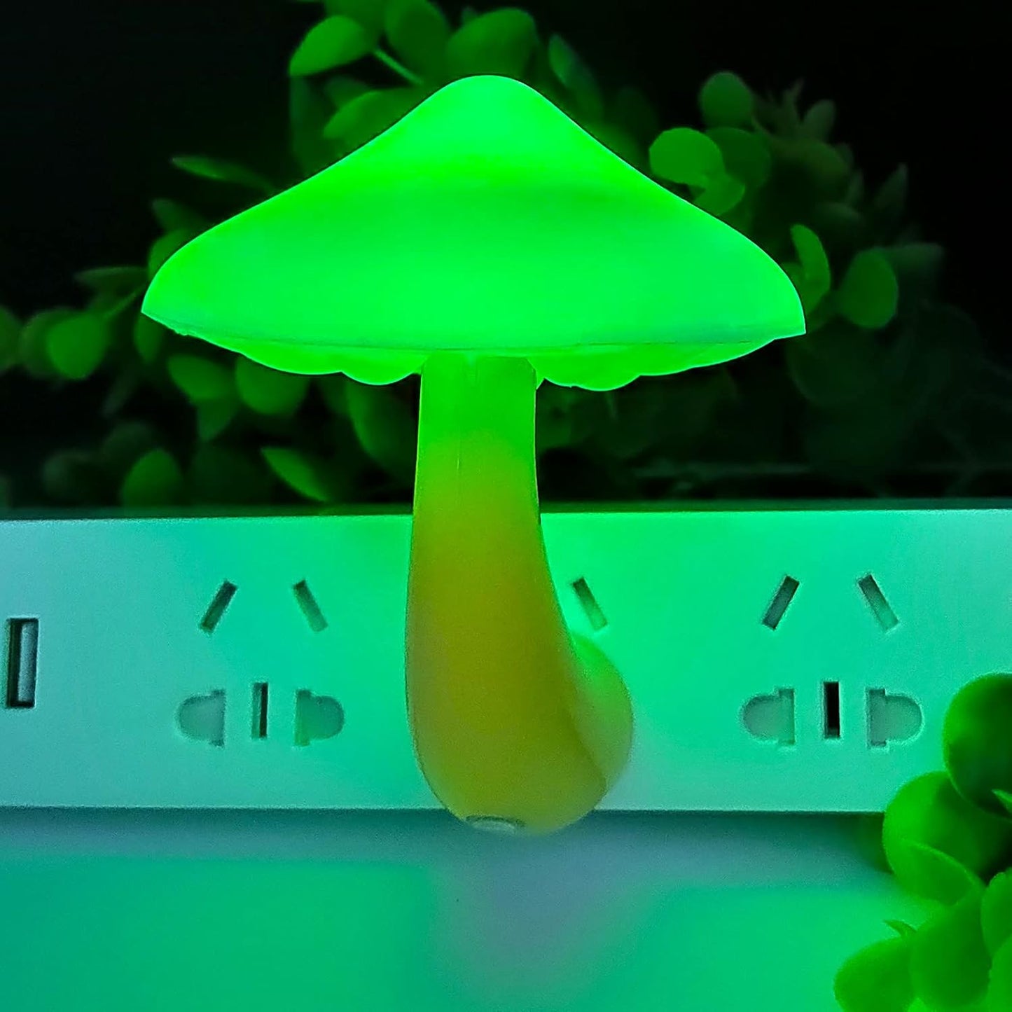 AUSAYE 5 Pack Sensor LED Night Lights Plug in Lamp Mushroom Light for Adults Kids NightLight
