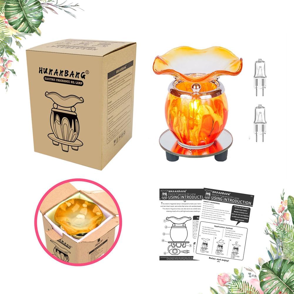 HUNANBANG Electric Oil Melt Warmer Electric Wax Melt Warmer Wax Melter Fragrance Oil Warmer