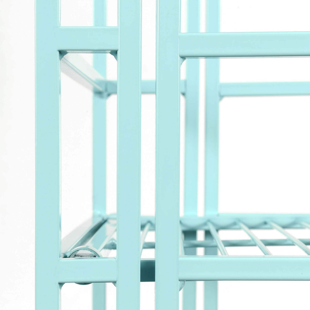 Convenience Concepts Xtra Storage Shelves - 5-Tier Folding Metal Storage Shelves, Closet Organizer