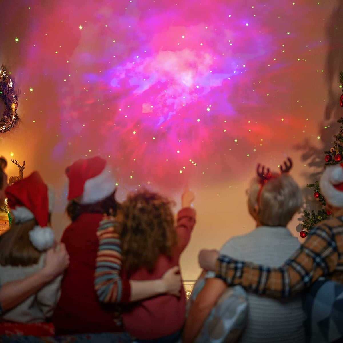 SFOUR Astronaut Galaxy Projector Night Light,Lights for Bedroom,Kids Room Decor Aesthetic