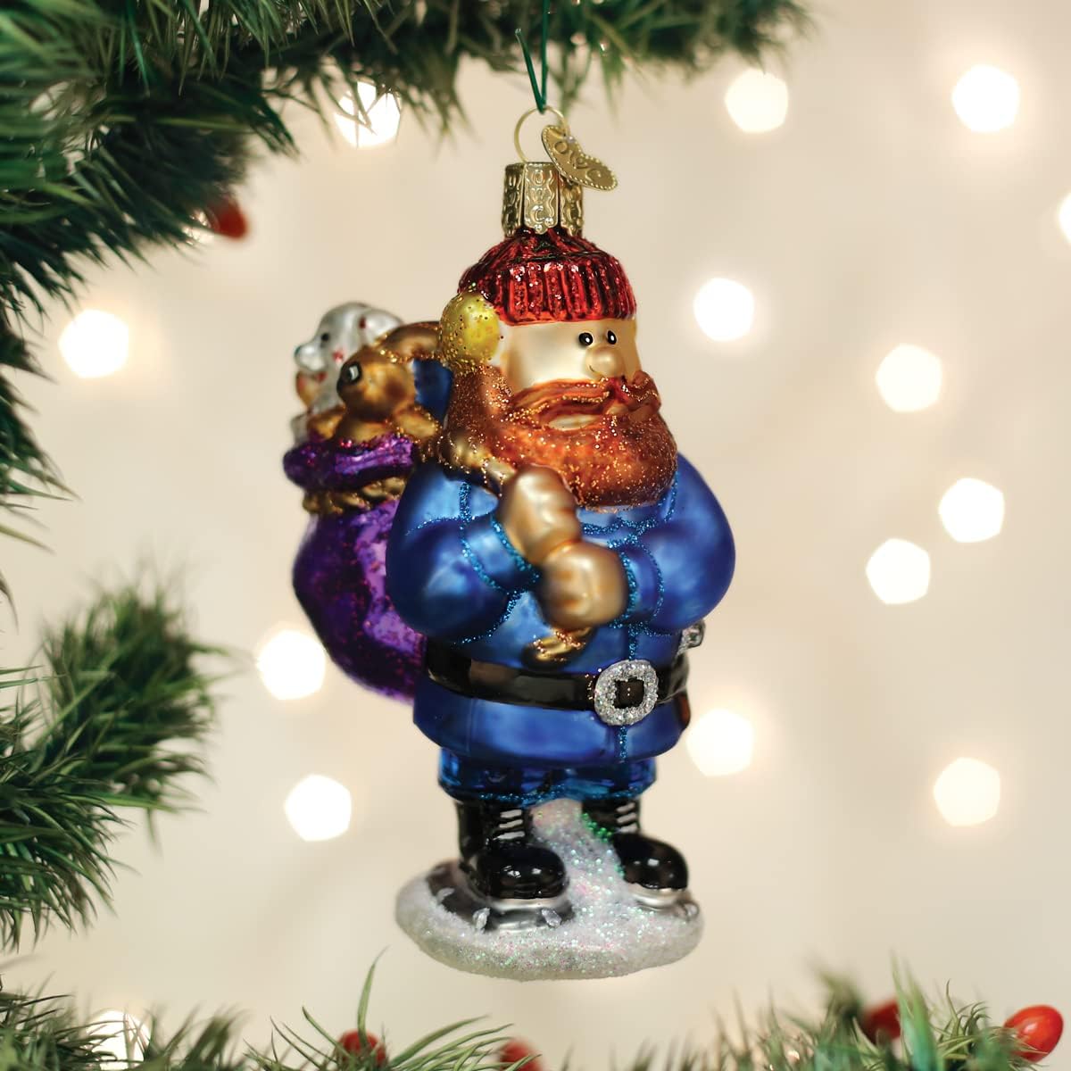 Old World Christmas Rudolph The Red-Nosed Reindeer Yukon Cornelius Glass Blown Ornament for