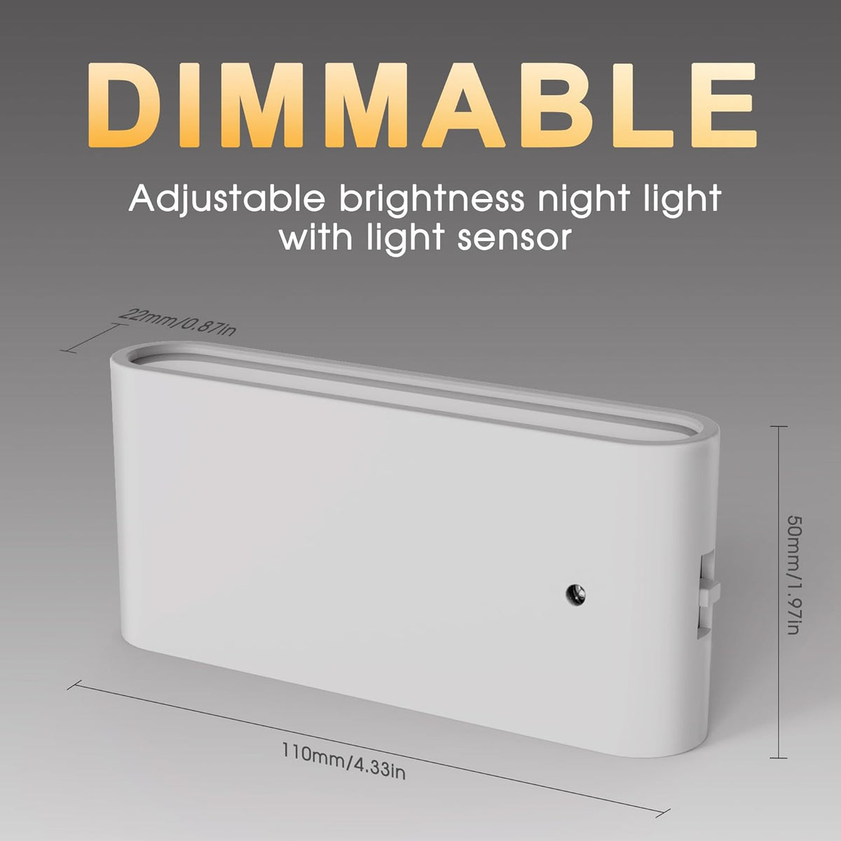 Briignite Night Lights Plug into Wall, LED Night Light with Dusk to Dawn Light Sensor, 2