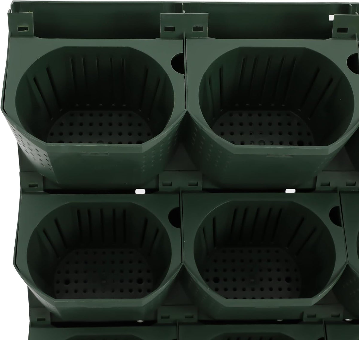 36 Pockets Hanging Planter Bags, Vertical Wall Mounted Plant Planting Grow Bags, Stackable Wall