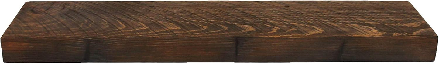 joelsantiques Floating Shelf, Wood Wall Shelf, Natural Wooden Home Decor for Bathroom Kitchen
