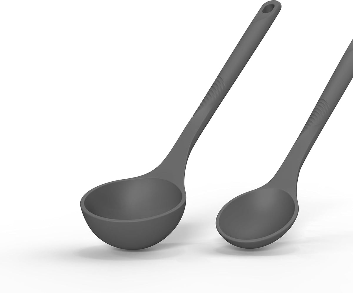 Silicone Cooking Utensils Set - 600°F Heat Resistant, Nonstick Kitchen Utensil Set with Spatulas