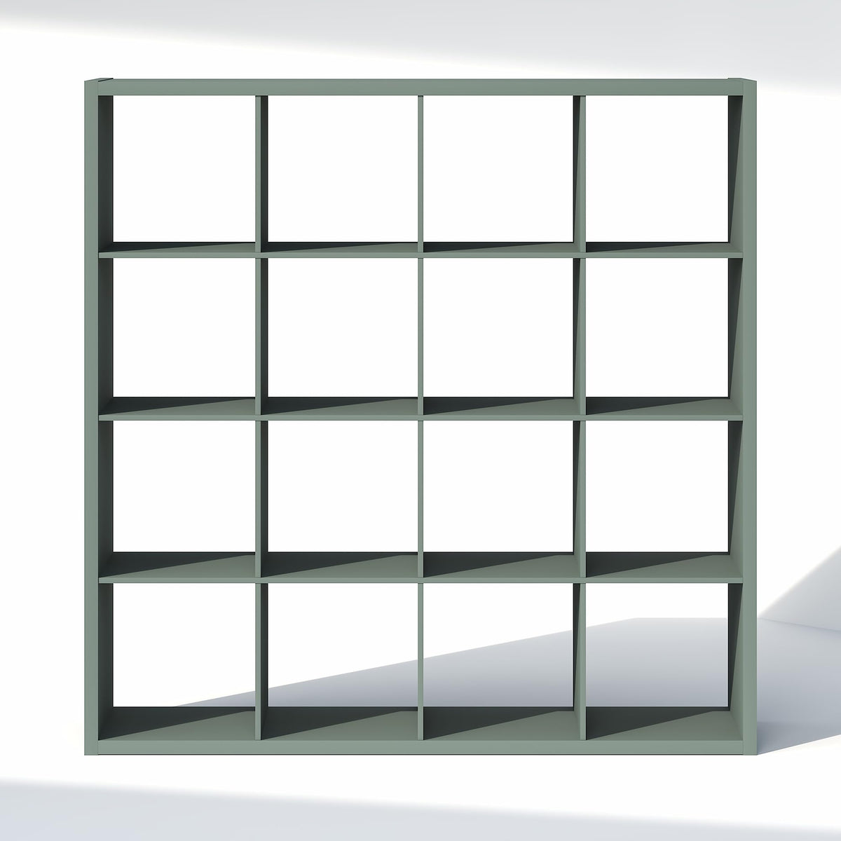 Furinno Cubic Extra Thick 16-Cube Closet Organizers and Storage, Sage Green