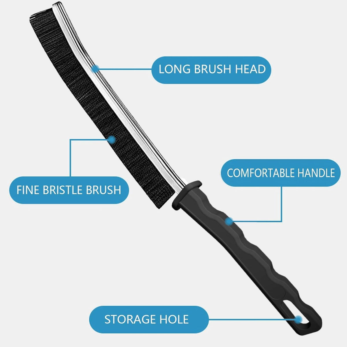Crevice Cleaning Brush,New Multifunctional Cleaning Brush Tool, Bathroom Gap Brush, Home, Kitchen