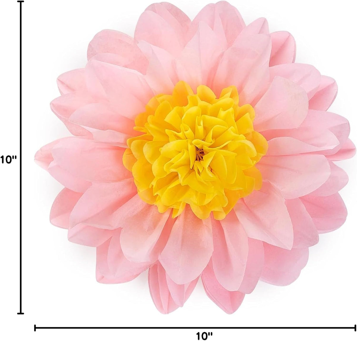 MISU Pink Purple Paper Flowers Tissue Paper Pom Poms Sunflower Daisy Flowers for Party Decorations