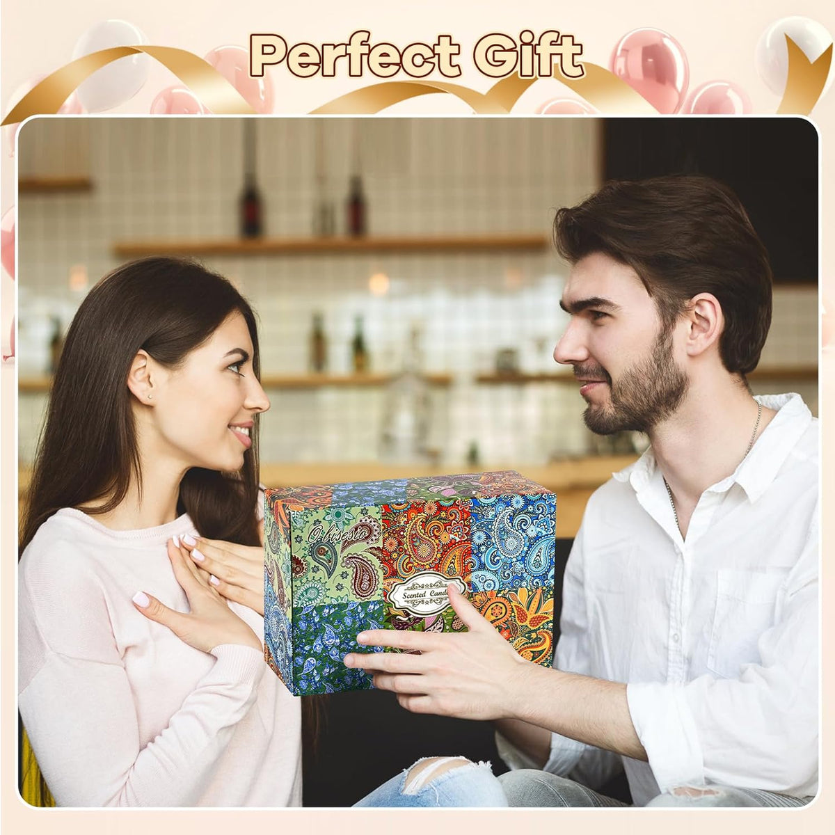 Scented Candles Gift Set, 12 Pack Candle for Home Scented, Candles Clearance with Gift Box