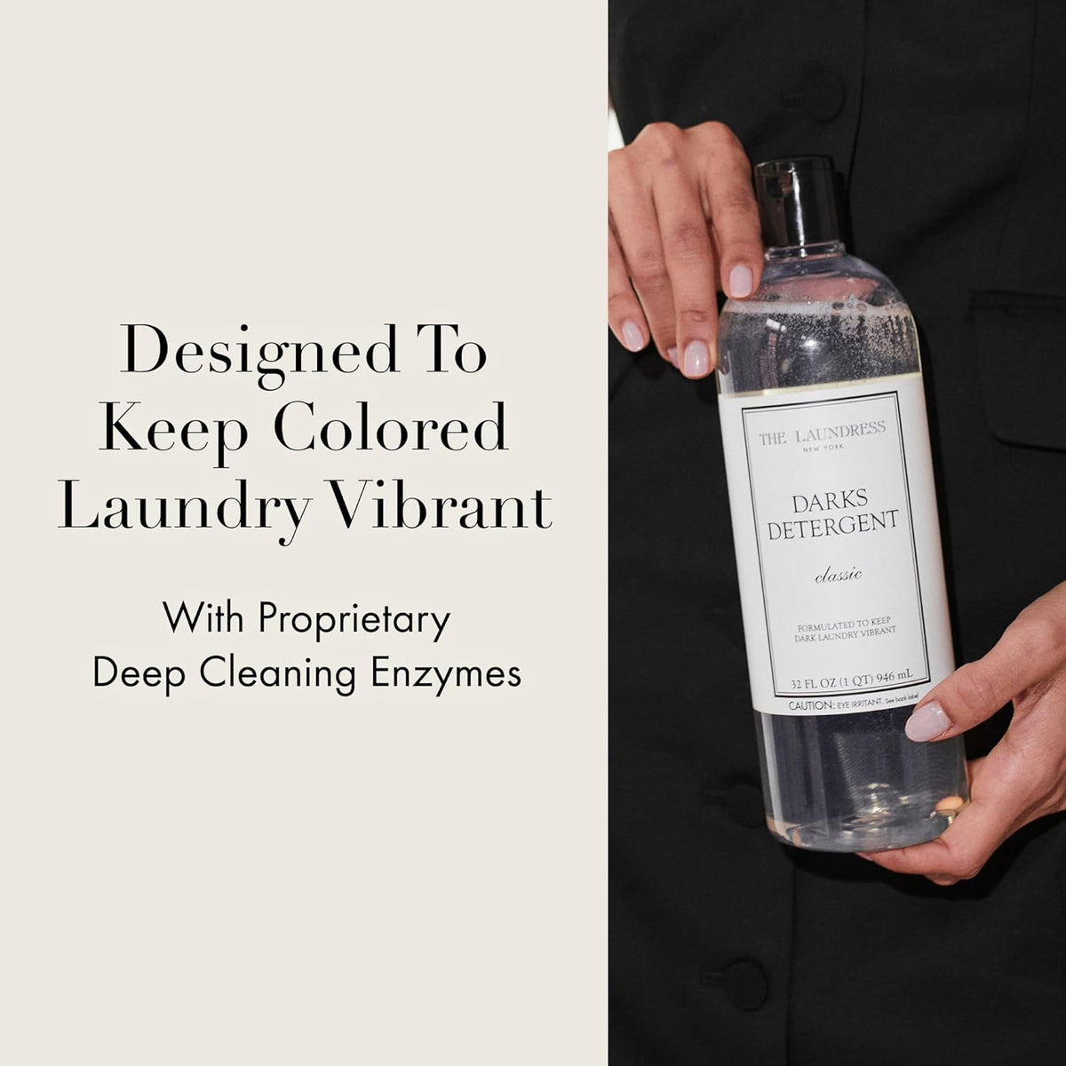 The Laundress Darks Detergent, Concentrated Laundry Detergent Liquid, For Rich Vibrant Colors
