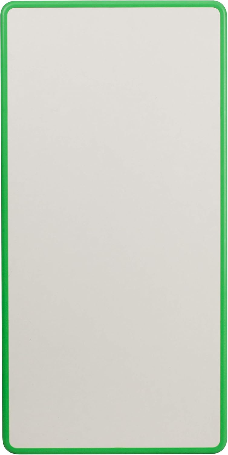 Flash Furniture Wren 23.625''W x 47.25''L Rectangular Green Plastic Height Adjustable Activity