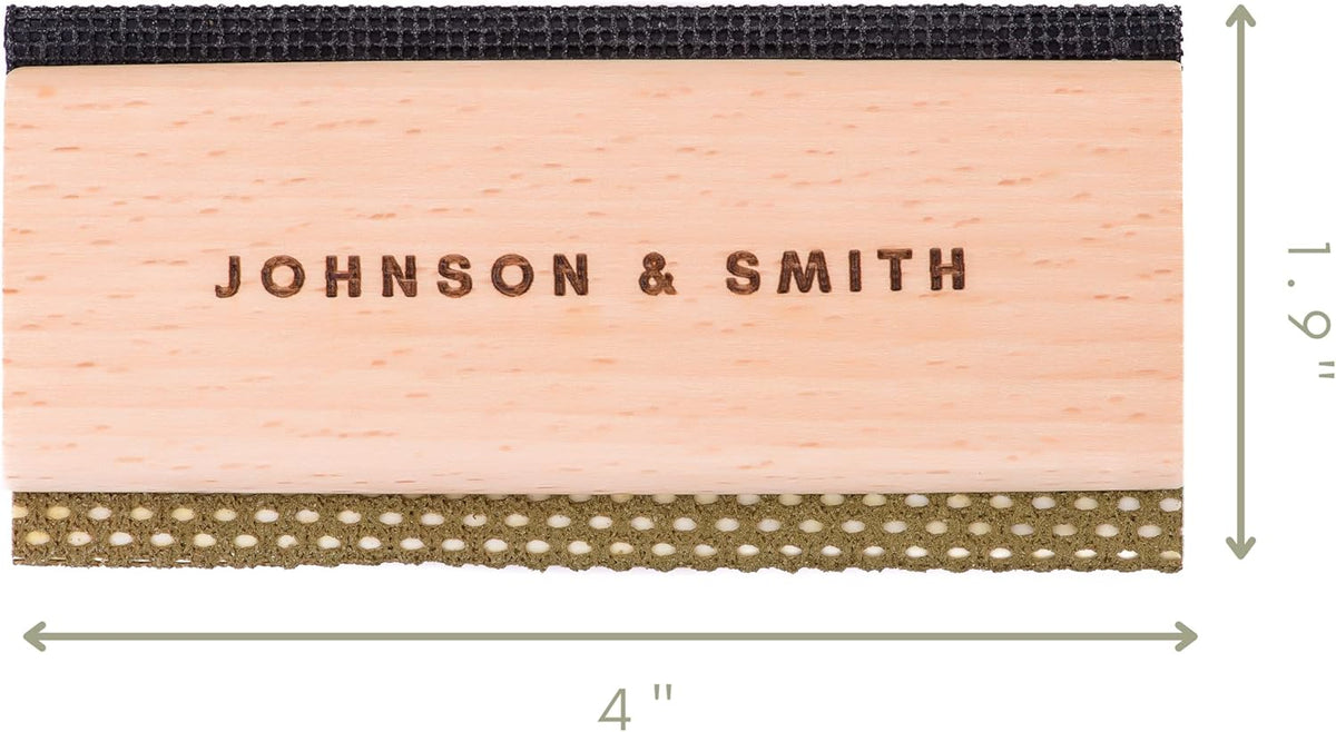 Johnson & Smith Sweater Comb - Double Sided Sweater Shaver Lint Scraper - Easy Grip Cashmere Comb