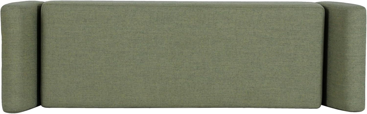 HomePop Modern Storage Bench with Wood Legs Home Décor|Bench with Storage for Living Room & Bedroom