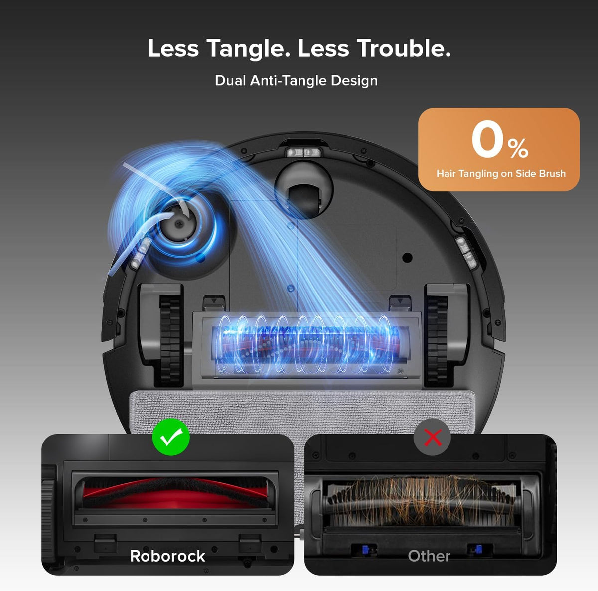 roborock Q10 S5+ Robot Vacuum and Mop with Self-Emptying, 10,000Pa Suction, Upgraded from Q8 max+