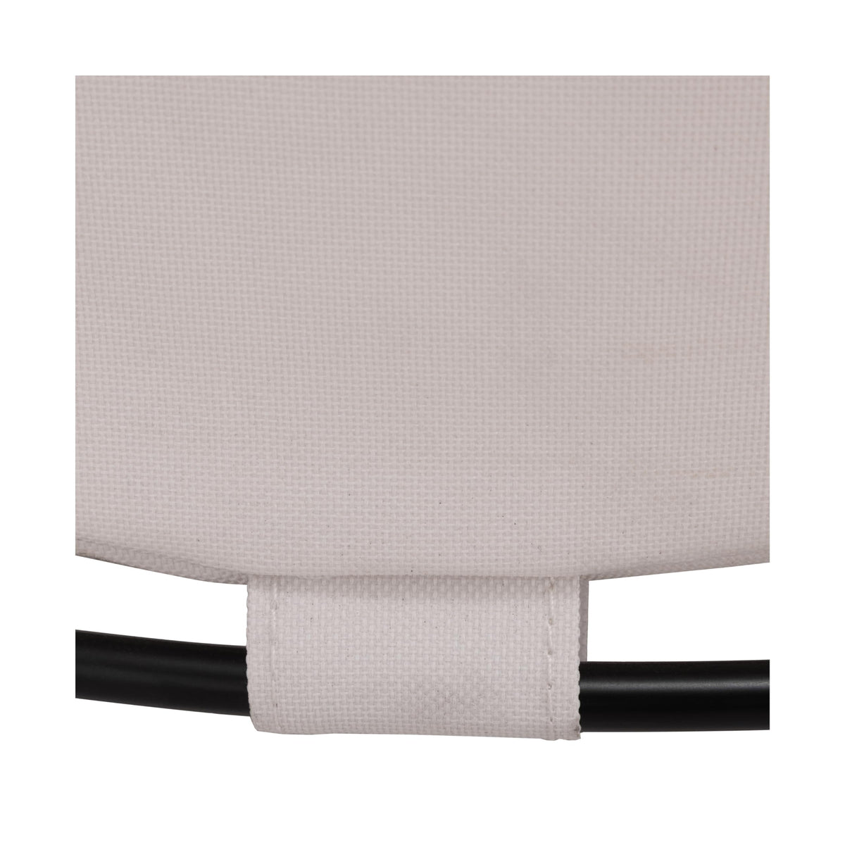 Corner Heavy-Duty Canvas Hamper w/Wheels, 24"W x 17.7"D, Natural White