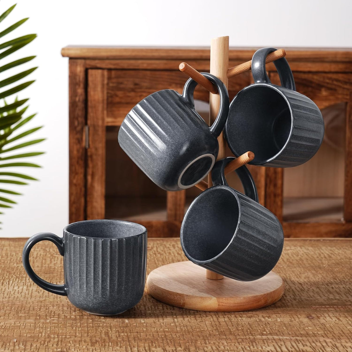 famiware Coffee Mugs Set of 6, Starlight 11 oz Mug Cup Set with Handle for Coffee, Tea, Cocoa, Milk