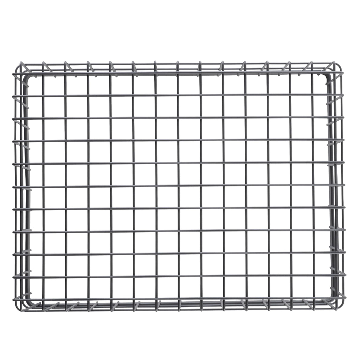 G.E.T. WB-1294-MG Rectangular Metal Storage Wire Basket for Pantry, Produce and More, 9" x 6" x 4"