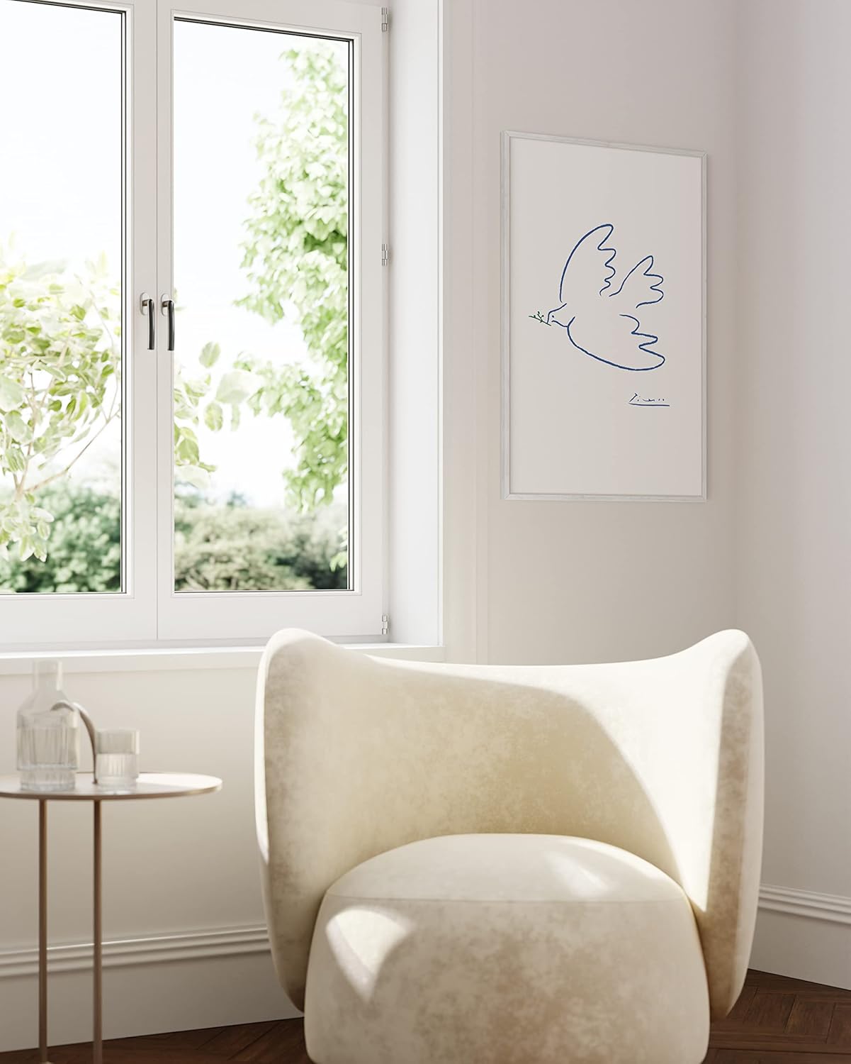 HAUS AND HUES 24 x 36 Poster Frame - Set of 1 24x36 White Poster Frame, Wooden Picture Frames
