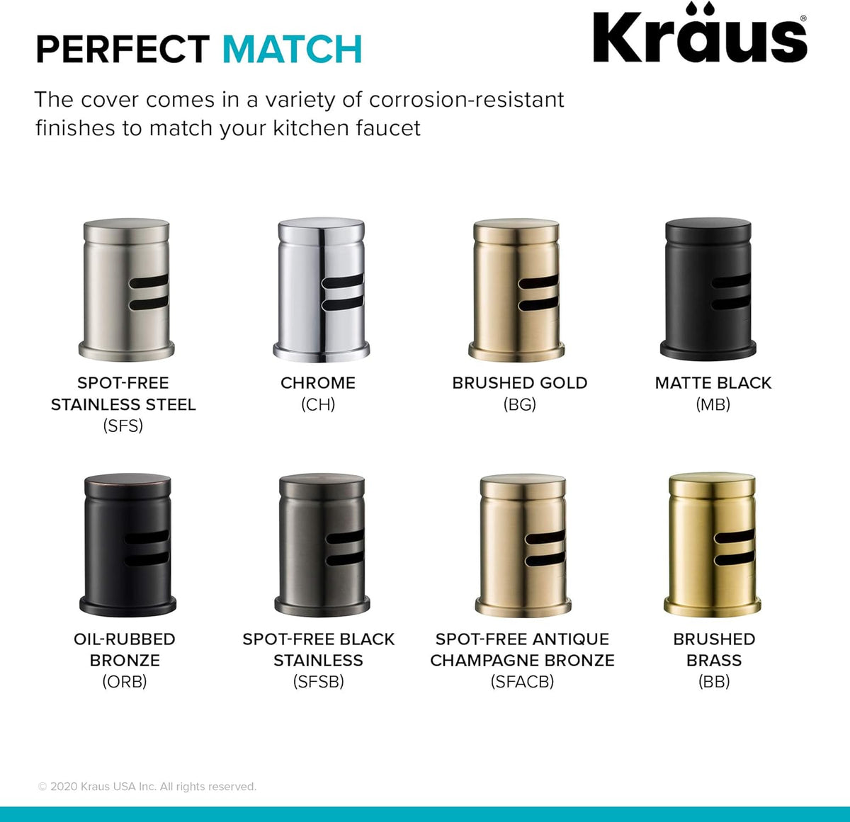 KRAUS Dishwasher Air Gap in Chrome, KAG-1CH