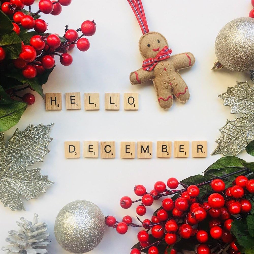 1000 Scrabble Letters for Crafts - Wood Tiles for DIY Gift Decoration - Making Alphabet Coasters