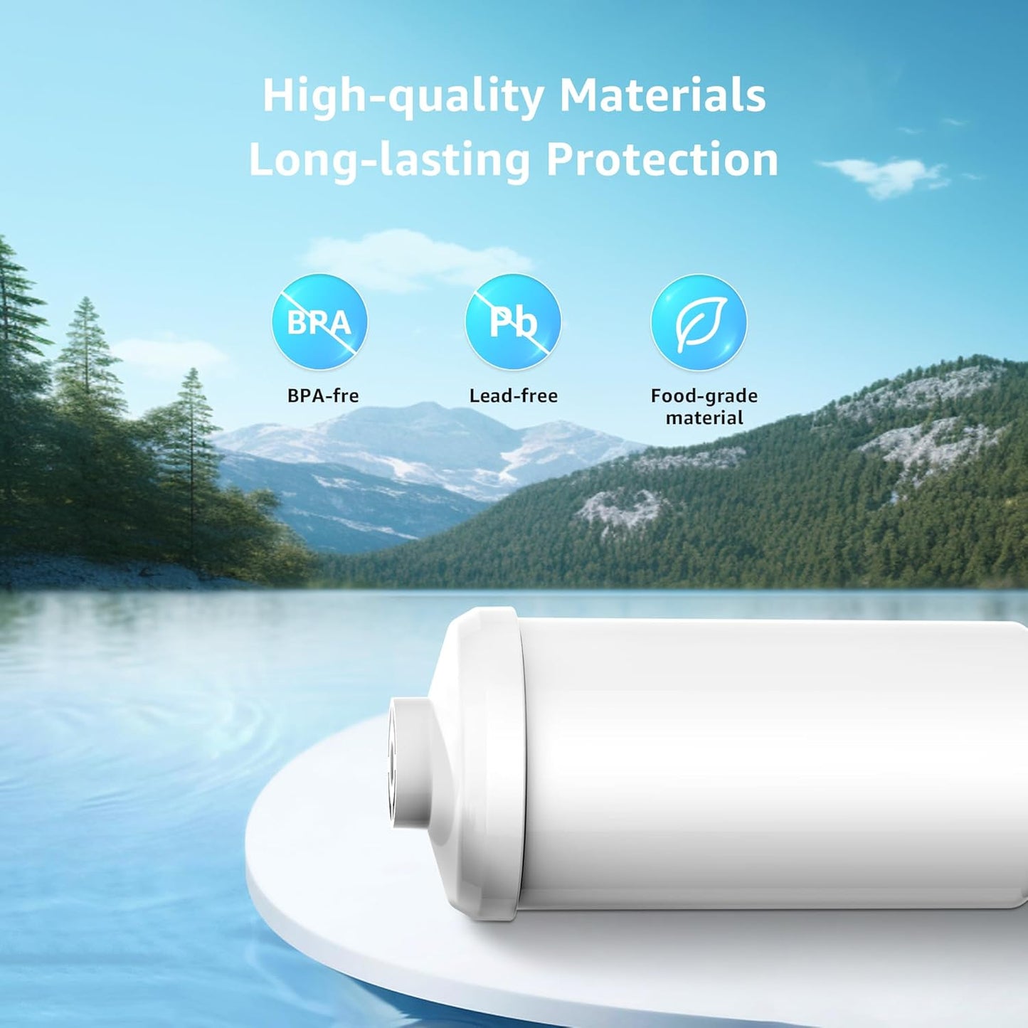 AQUA CREST Fluoride Water Filter, Replacement for Berkey® PF-2® Fluoride Reduction Elements
