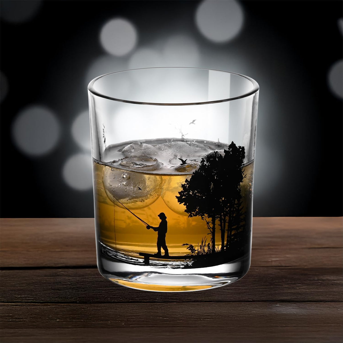 Old Fashioned Whiskey Glasses, Stemless Wine Glasses with Gift Box, 10Oz Rocks Glass for Scotch