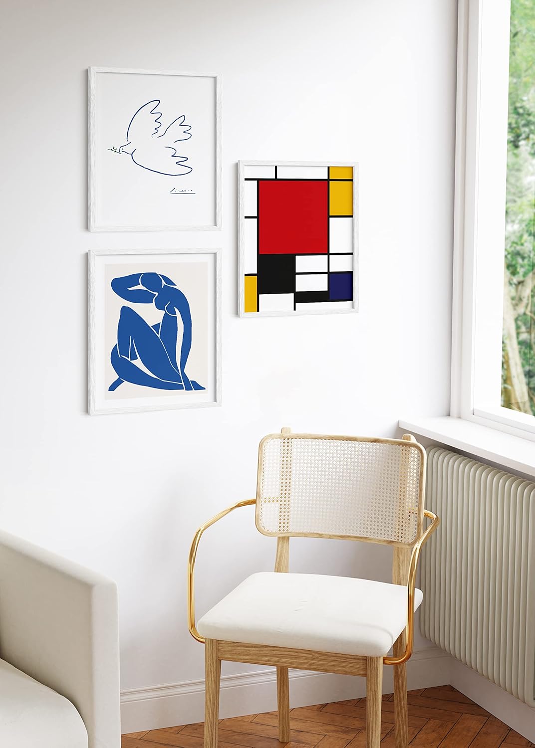 HAUS AND HUES 16x20 Frames Set of 3 - White Picture Pack Poster 16x20, Wall Frame Collage Decor 16