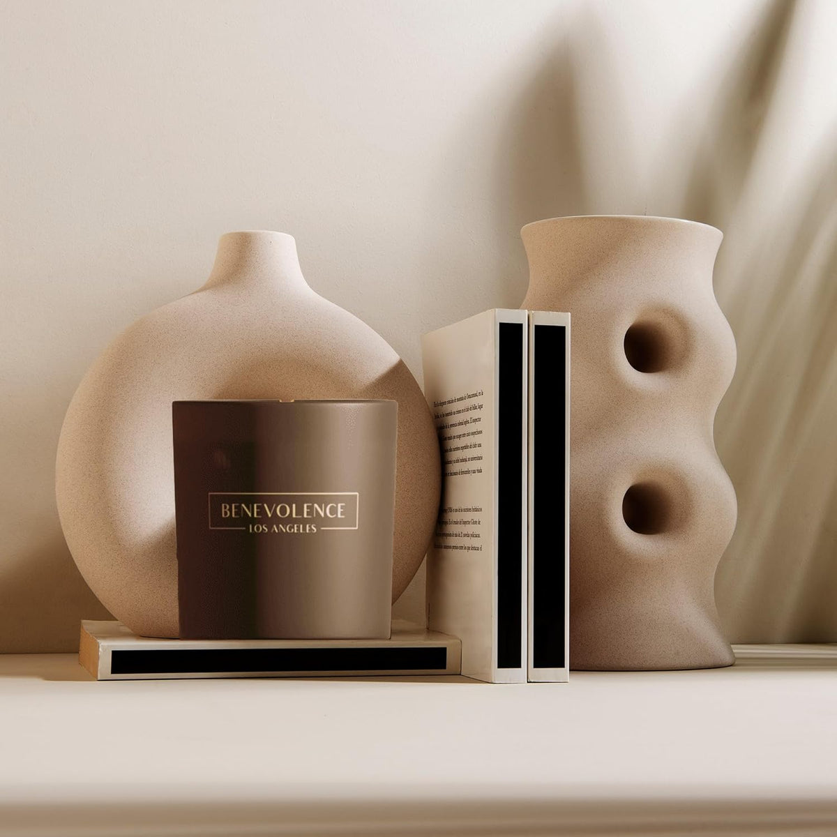 Benevolence LA Lavender, Mint & Sage Scented Candle | Soy Candles, Black Candle for Home | Gifts