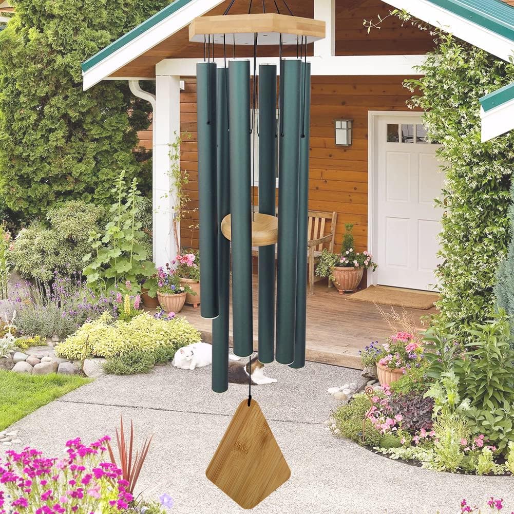 Wind Chimes Outdoor Deep Tone, 36 Inches Large WindChimes Outdoor Sympathy Windchime for