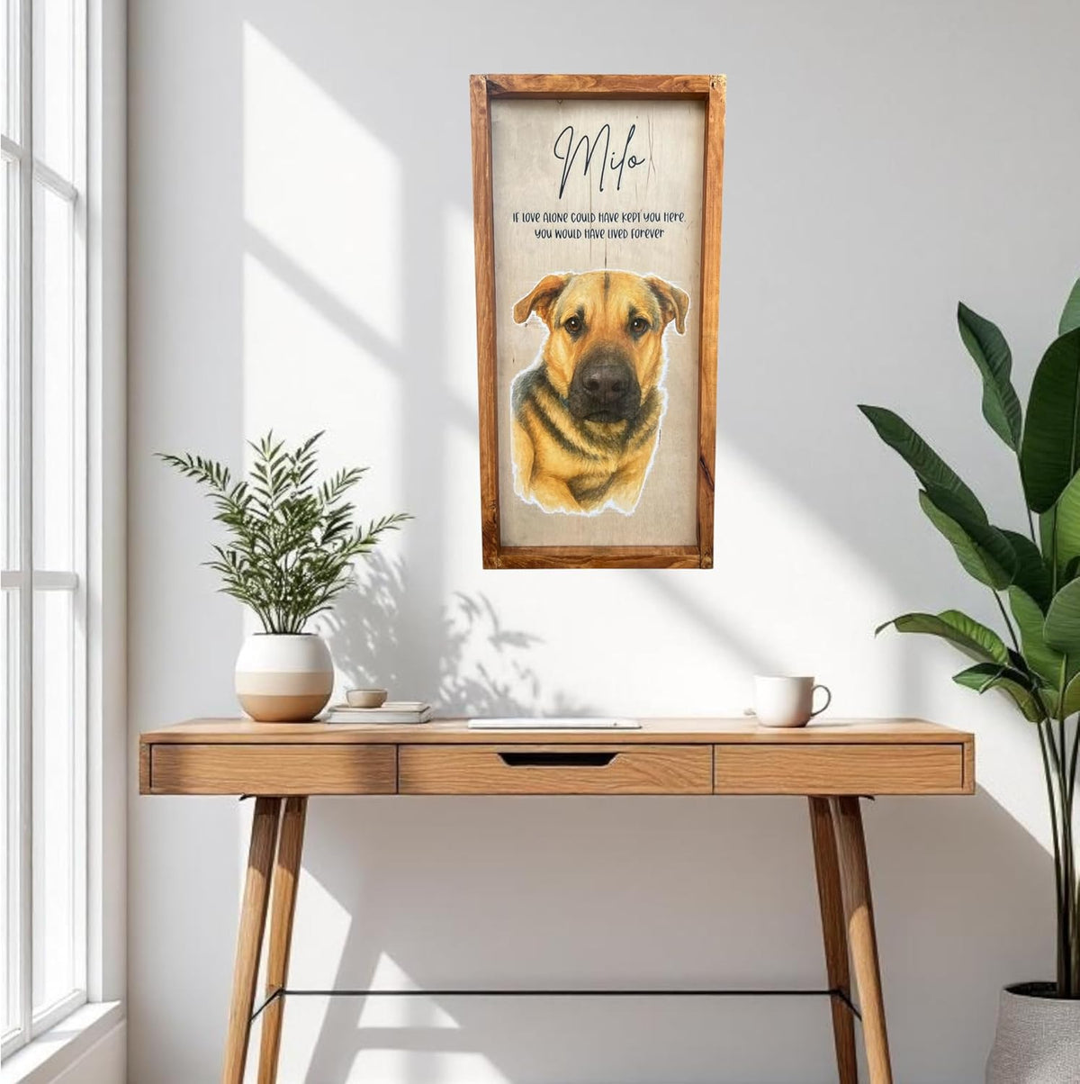 Dog photo Memorial photo Dog picture frame Animal picture frame Pet lost gift Gift for pet owner