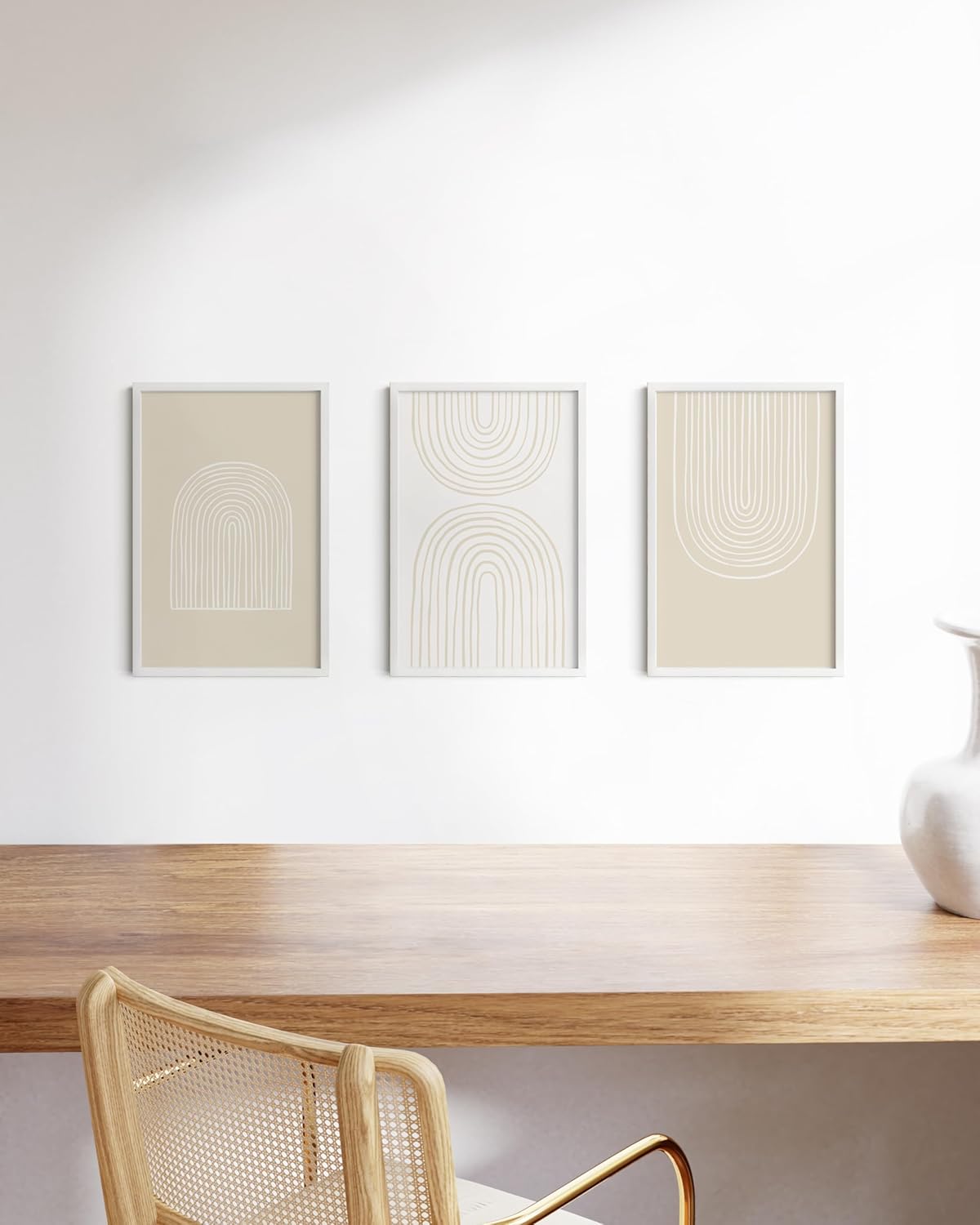 HAUS AND HUES 11x17 White Metal Picture Frames - Features Premium Aluminum, Vertical & Horizontal