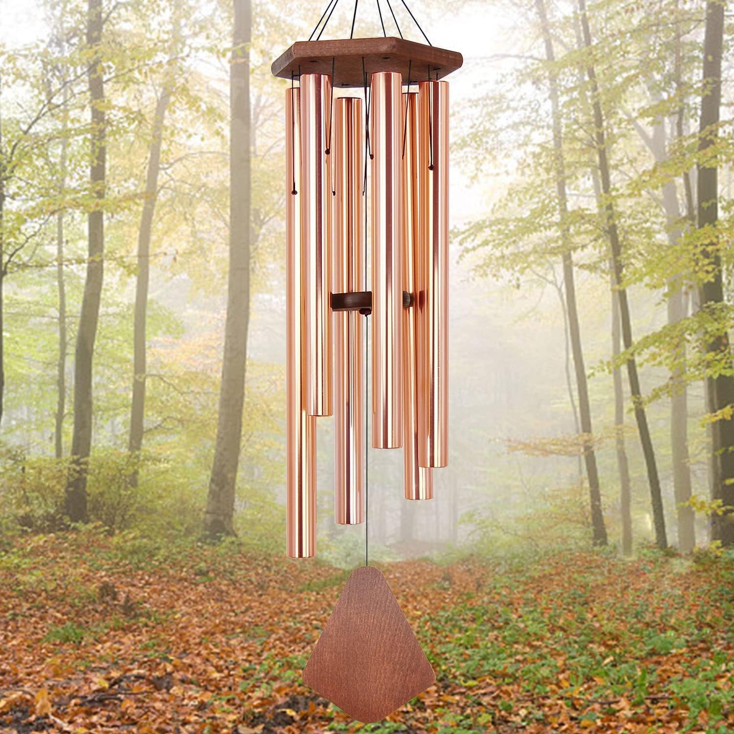 Wind Chimes Outdoor Large Deep Tone, 44 Inch Sympathy Wind Chime Outdoor, Memorial Wind-Chime with