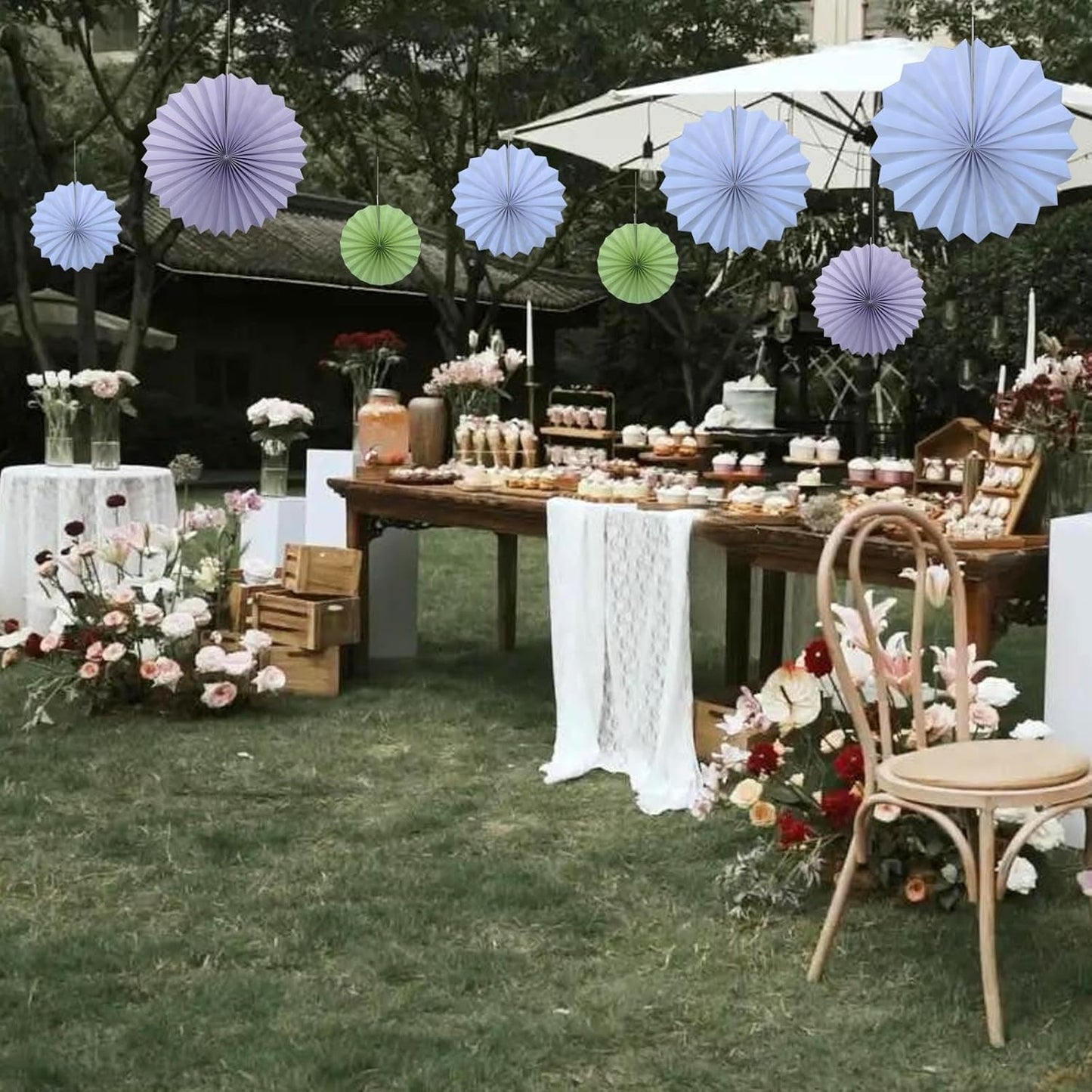 White Party Decorations,Wedding Decorations for Party Events Accessories,White Birthday