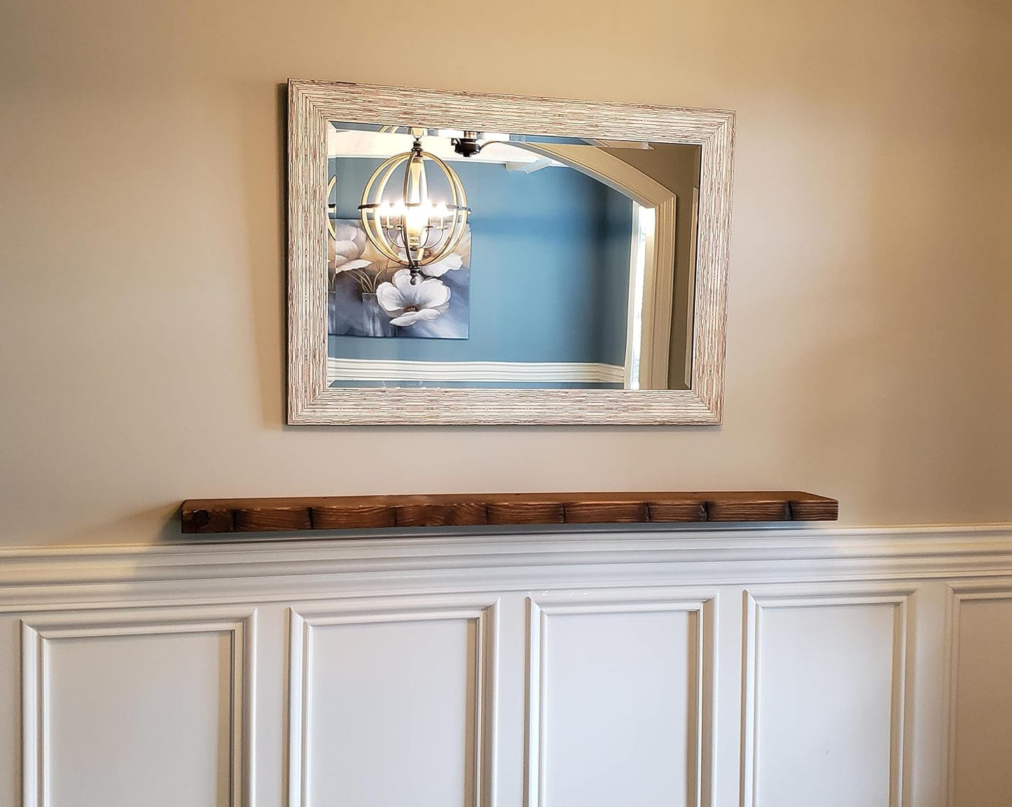 joelsantiques 72 Inch Wooden Floating Shelves for Wall - 72x9x2 in - Made of Natural Wood - Long