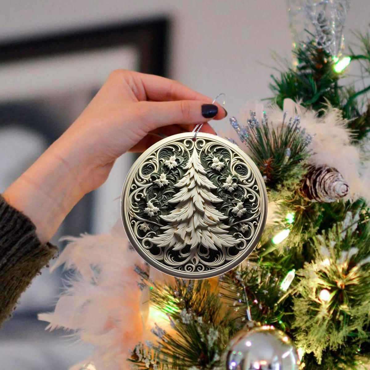 Jabihome Christmas Ornaments 2025, Exchange for Women, Men, Collectible Dated Year Ornaments for