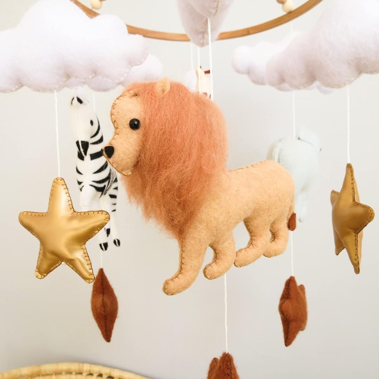 Safari Mobile for Crib Safari Baby Crib Mobile for Boys Girls Animal Baby Mobile for Crib Nursery