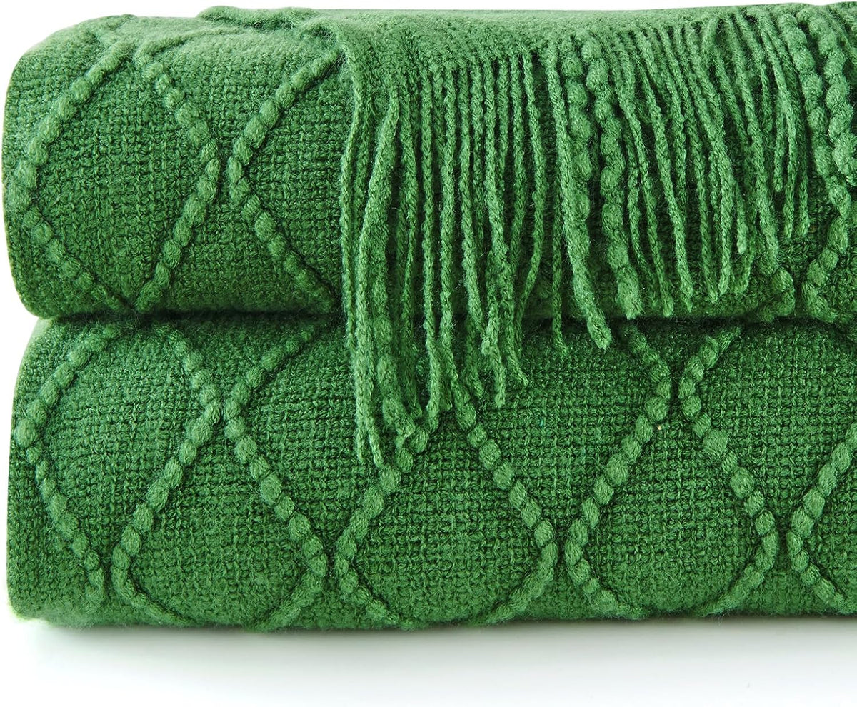 inhand Green Christmas Throw Blanket for Couch and Bed, Birthday Gifts for Women Teen Girl Friend