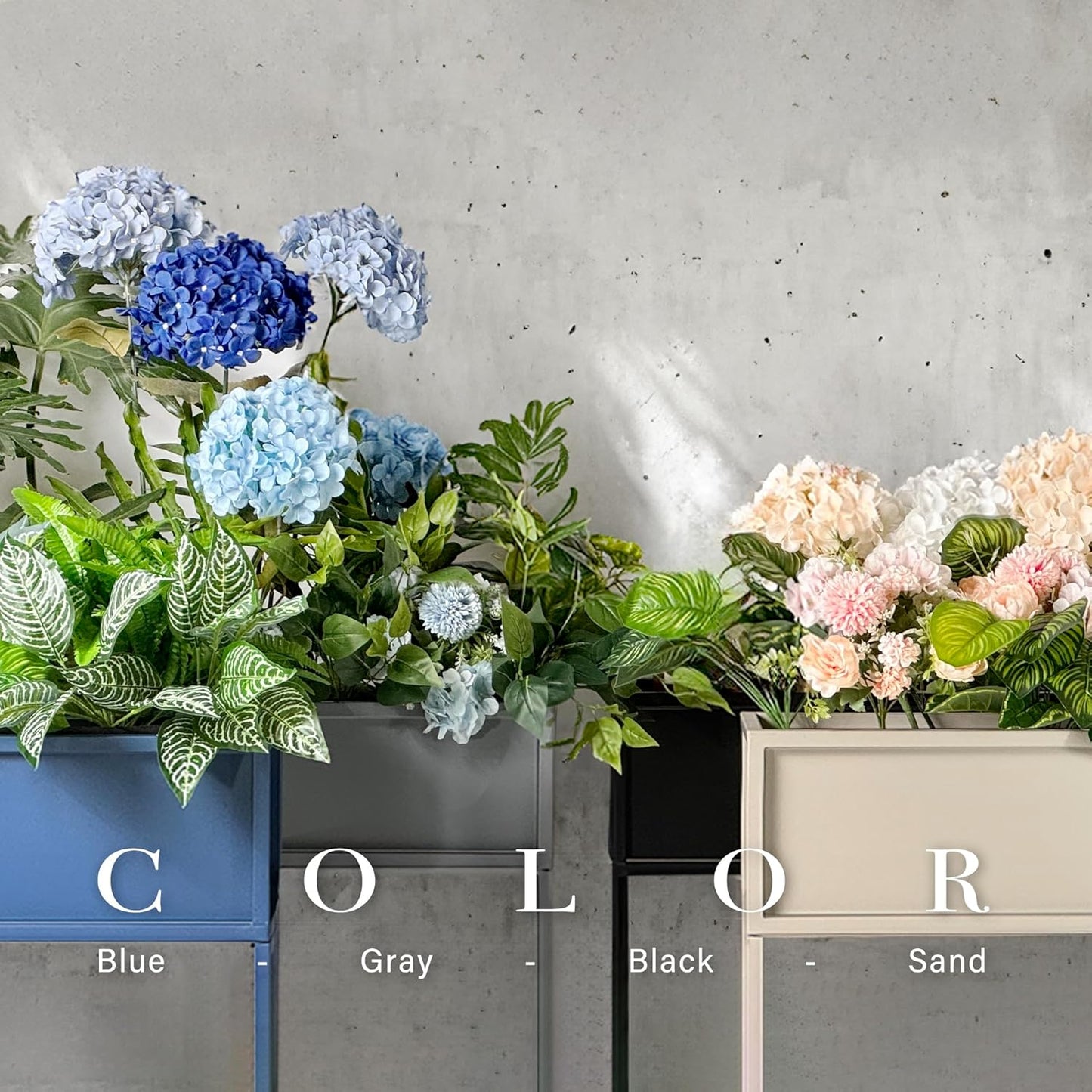 Cocoyard Elevated Planter Box - 28 Inch Durable Raised Garden Bed for Herbs and Flowers - Stylish