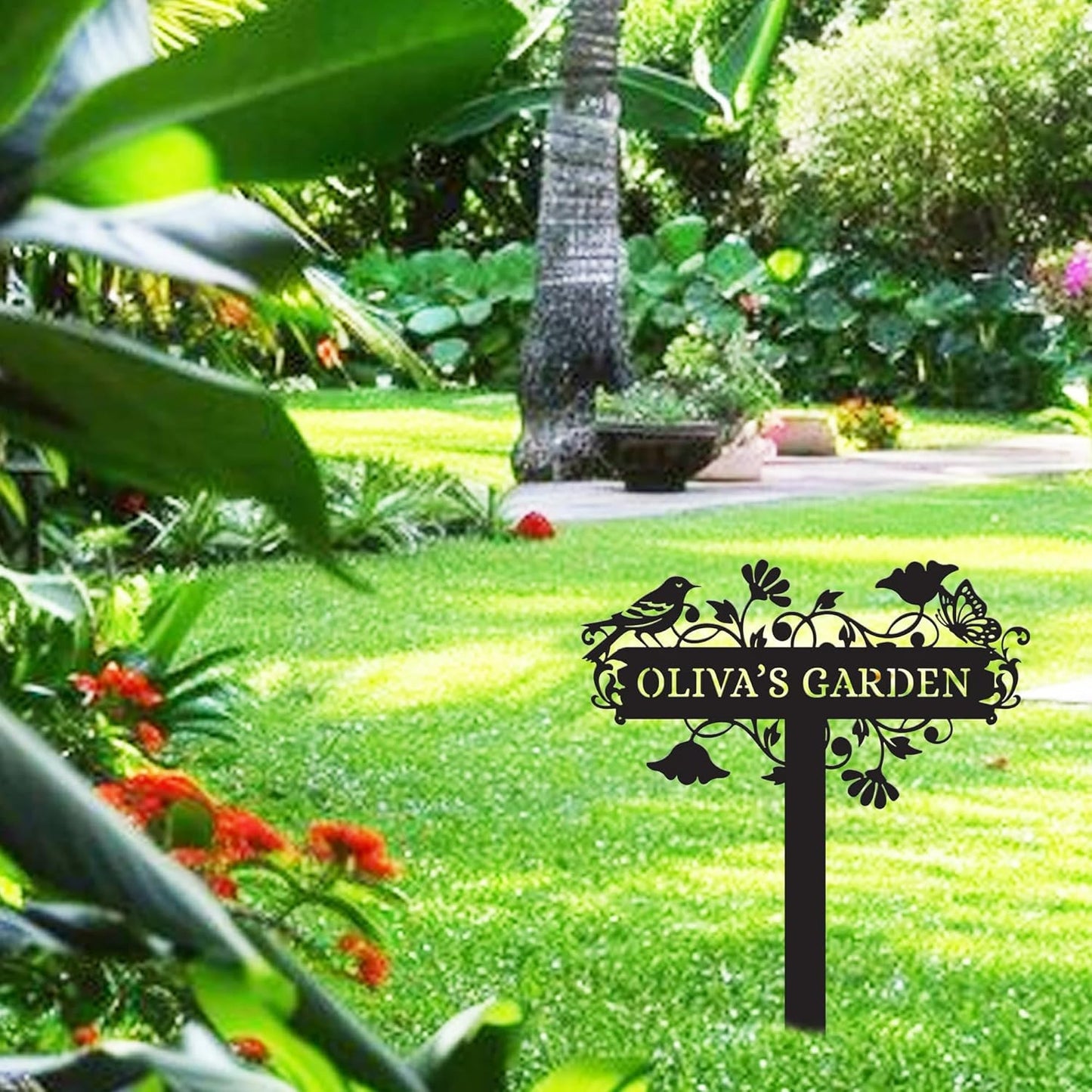Metal Signs Customized | Personalized Garden Stake Metal Sign | Custom Metal Garden Sign |
