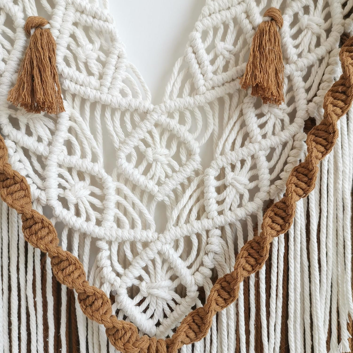 large macrame wall hanging - Boho Tapestry Macrame Wall Decor Art- Chic Bohemian Handmade Woven