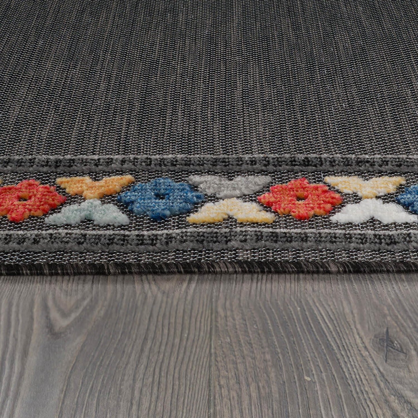 Beverly Rug Outdoor Runner Rug 2x7 Modern Floral Bordered Area Rugs for Indoor and Outdoor Patio