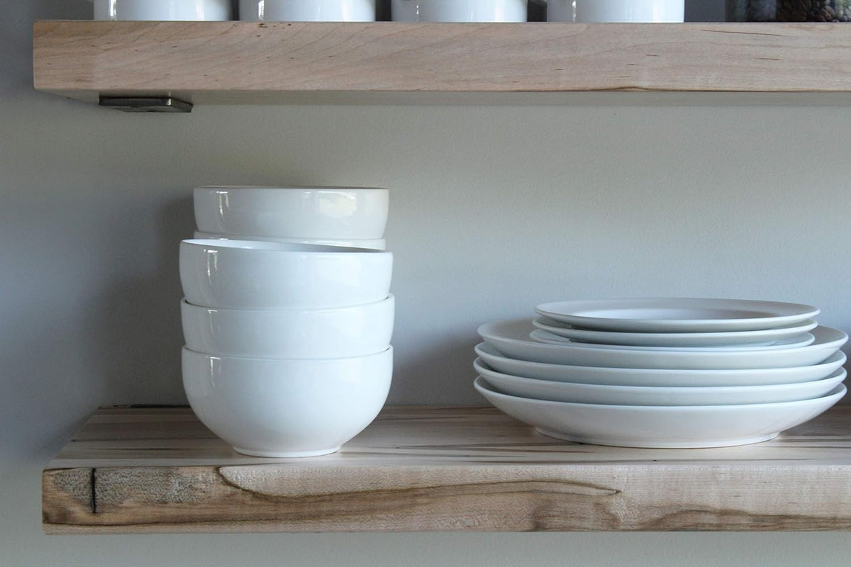 Urban Legacy Deep Floating Shelves | Wormy Maple with Furniture Grade Clear Coat | Low Profile