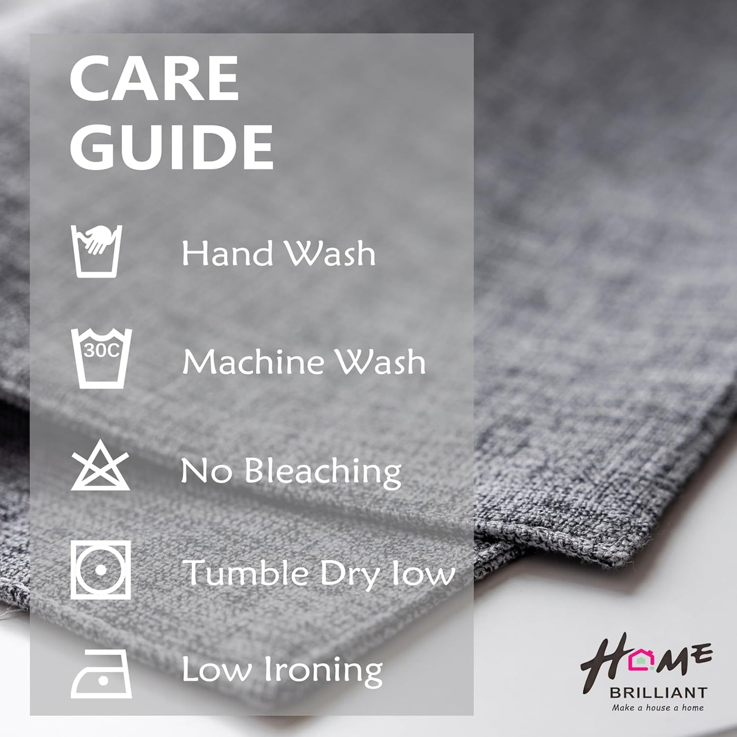 Home Brilliant Linen Placemats Set of 8 Heat Resistant Washable Placemats for Parties Buffet